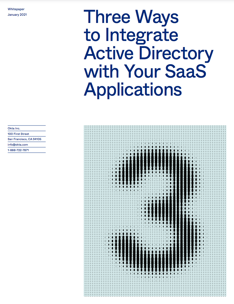 Thumbnail - Three Ways to Integrate Active Directory with Your Saas Applications