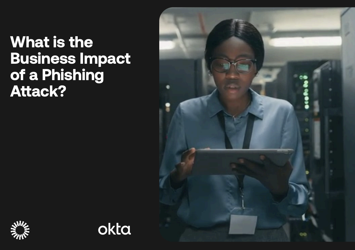 What is the business impact of a phishing attack