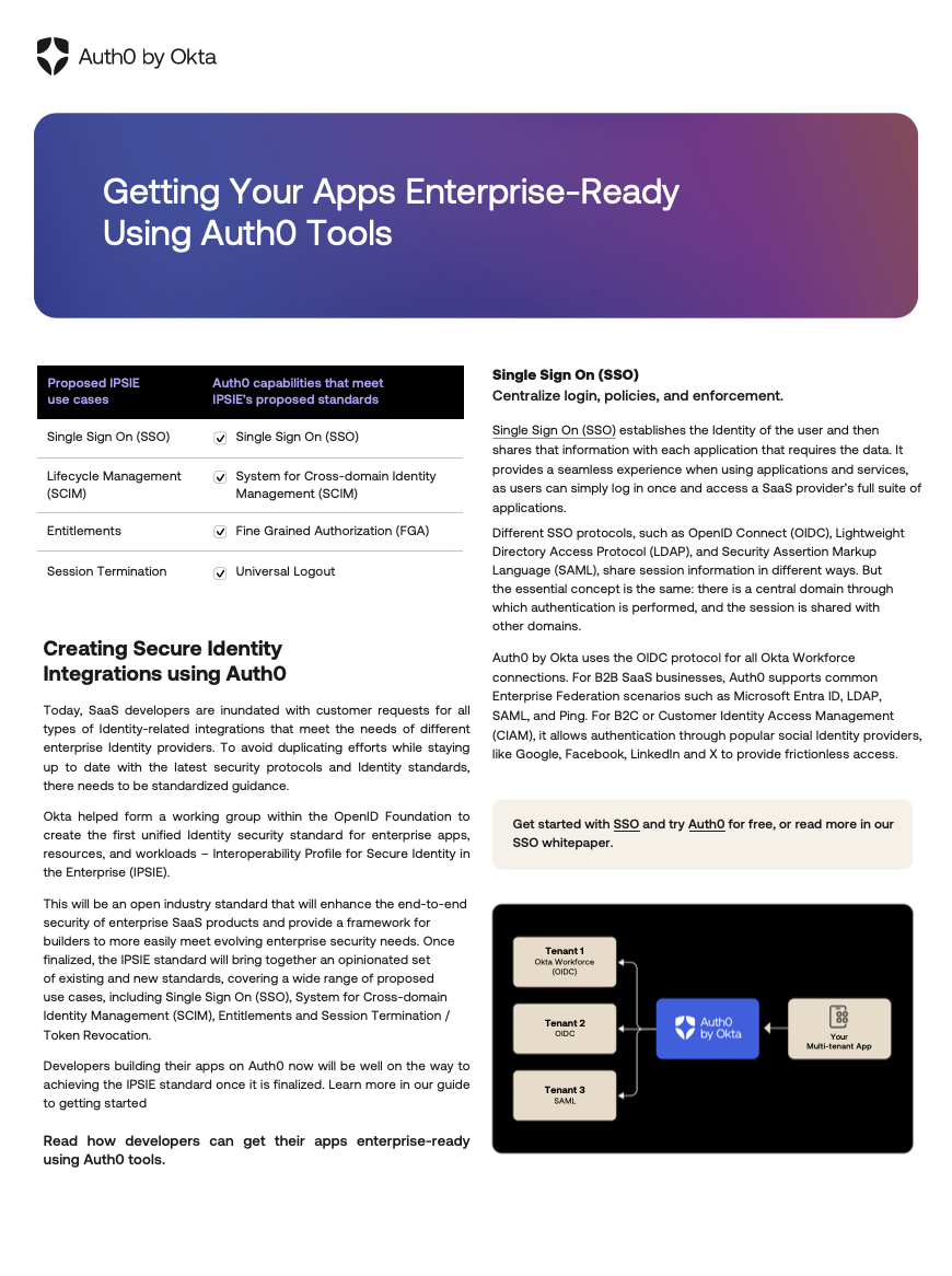 Image of the datasheet thumbnail for Getting Your Apps Enterprise-Ready.