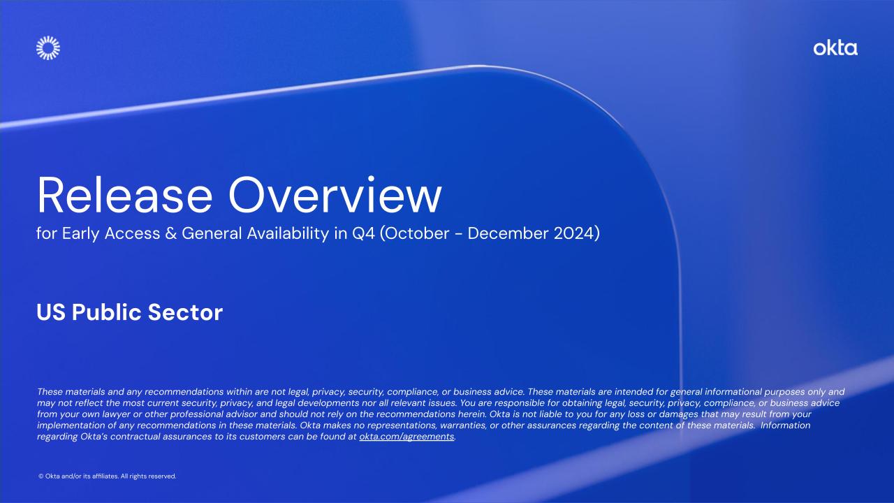 US Public Sector Release Overview Q4 2024 Whitepaper thumbnail.